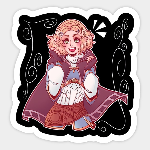 Deep Breath! Sticker by CarolIrvine